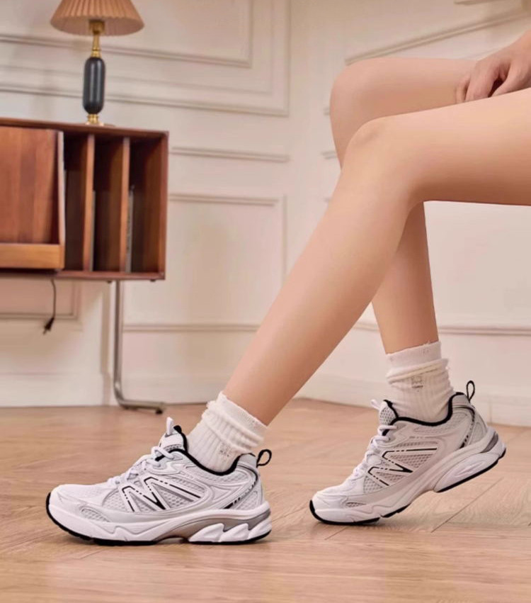 Mô tả CAMEL CROWN Giày chạy bộ giảm xóc nam và nữ Lưới thoáng khí Giày thông thường tăng chiều cao - 6