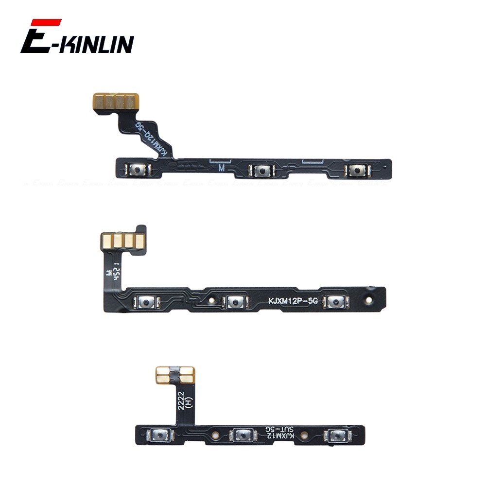 Tắt Tiếng Công Tắc Phím Nguồn BẬT TẮT Nút Âm Lượng Điều Khiển Cáp Mềm Cho Xiaomi Mi 12 12X 12S 12T 13 13T 14 14T Civi 4 Pro Ultra Lite Thay Thế Các Bộ Phận