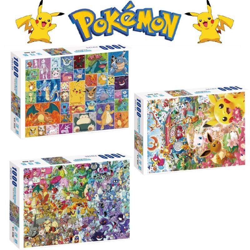 Thử thách Pokemon Ravensburger Ghép hình 1000 miếng Đồ chơi giáo dục sớm