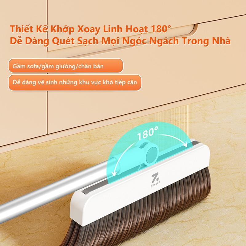 Mô tả Bộ Chổi Quét Nhà Thông Minh Kèm Hốt Rác Gạt Nước C3 Bộ Dụng Cụ Vệ SInh Zolele - Chính Hãng - 6