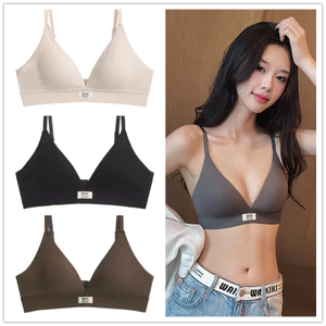 Quần lót không dây liền mạch dành cho nữ Đồ lót thể thao thời trang thoải mái Hot Girl Áo ngực cốc tam giác gợi cảm