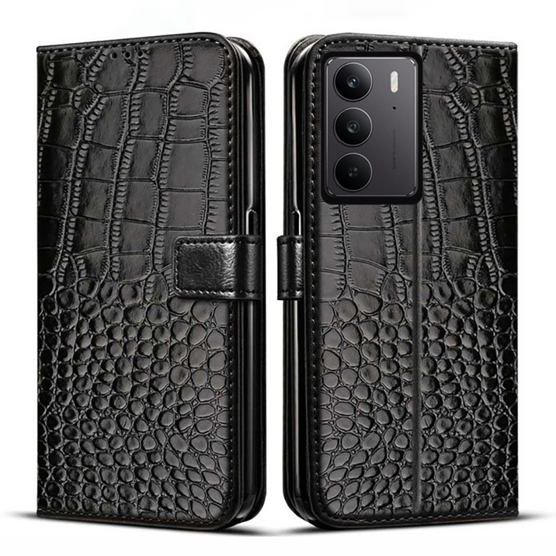Dành Cho OPPO Realme C75x 4G Ốp Lưng Ví Đựng Thẻ Đứng Từ Tính Lật Da Bao Da Dành Cho Realme C75x 4G Ốp Lưng Điện Thoại