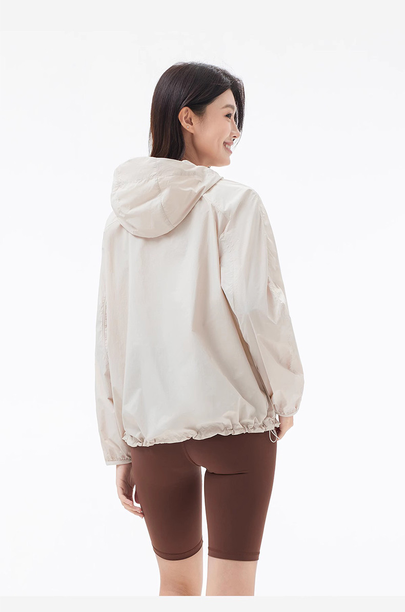 Mô tả CAMEL CROWN Ngoài Trời Chống Nắng Quần Áo Nữ Sợi Nguyên Bản Ice Sense Áo Khoác Upf50 - 8
