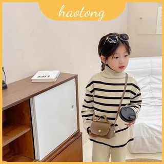 Túi đeo vai trẻ em thời trang màu đen Kaki Brown Hoàn hảo hàng ngày để đi chơi