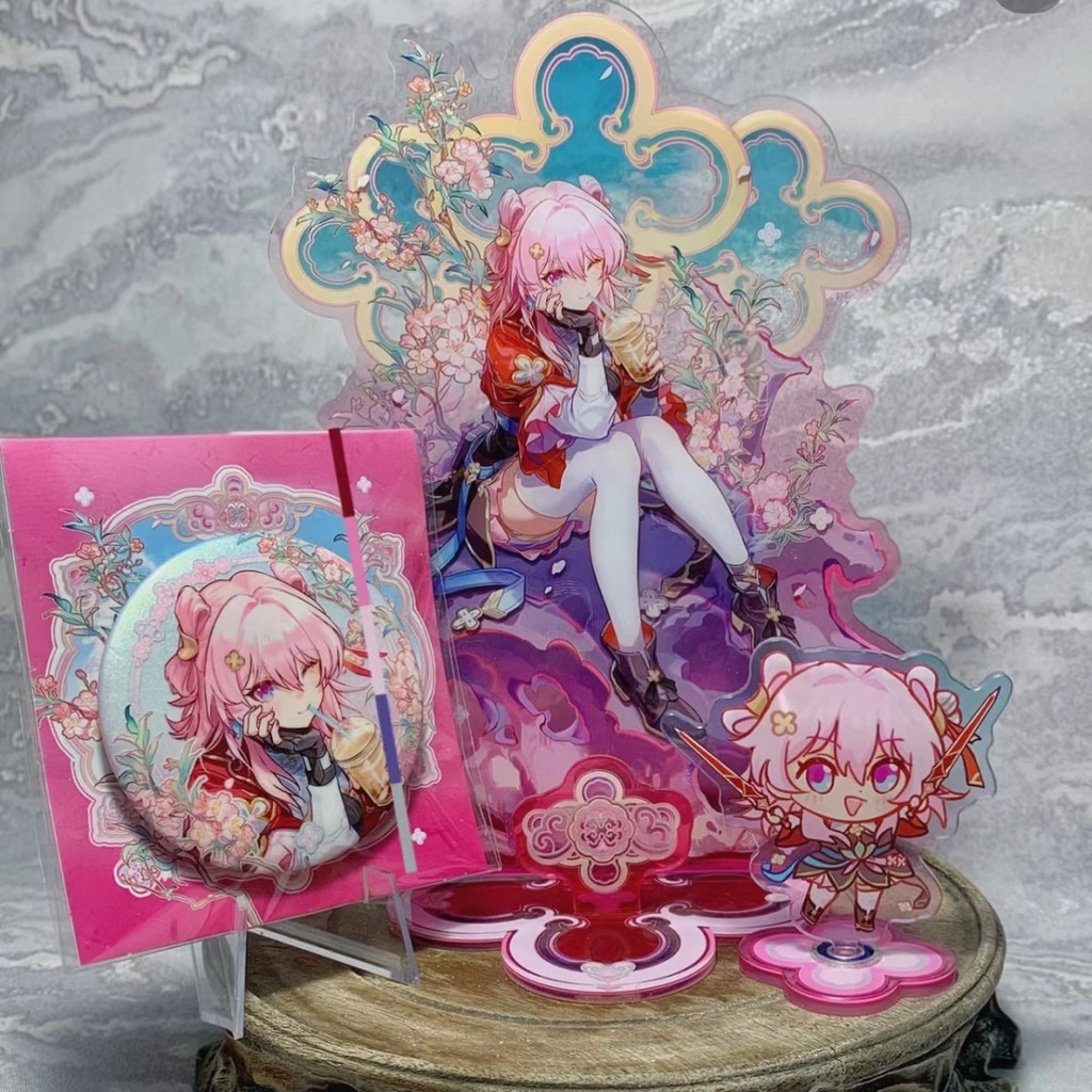 Honkai Star Rail March 7 Huy Hiệu Standee Thương Hiệu Acrylic Dễ Thương ...