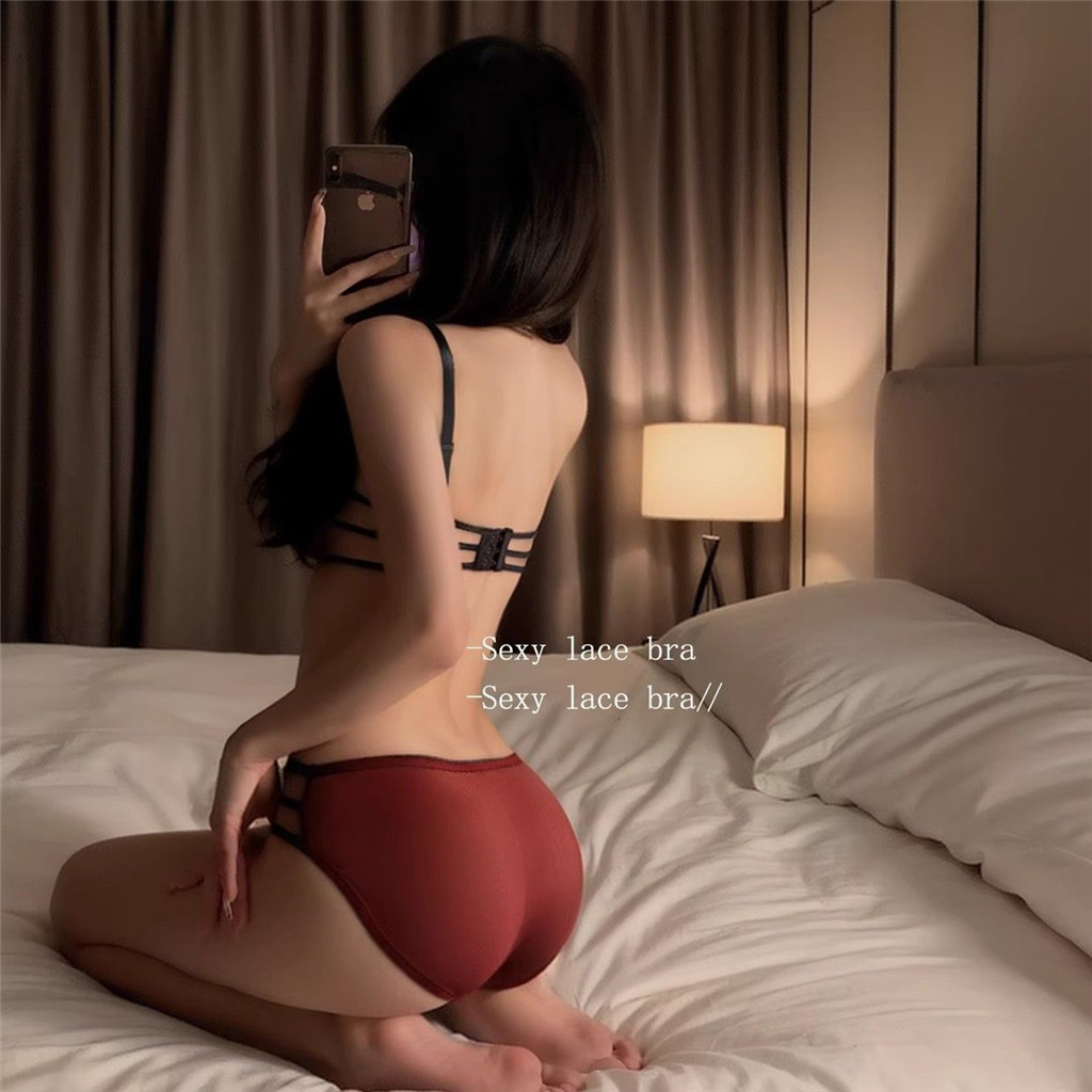 Phong Cách Mới Ren Gợi Cảm Lưng Đẹp Quần Lót Nữ Phù Hợp Với Ngực Nhỏ Tập Hợp Vòng Thép Mềm Top Áo Ngực