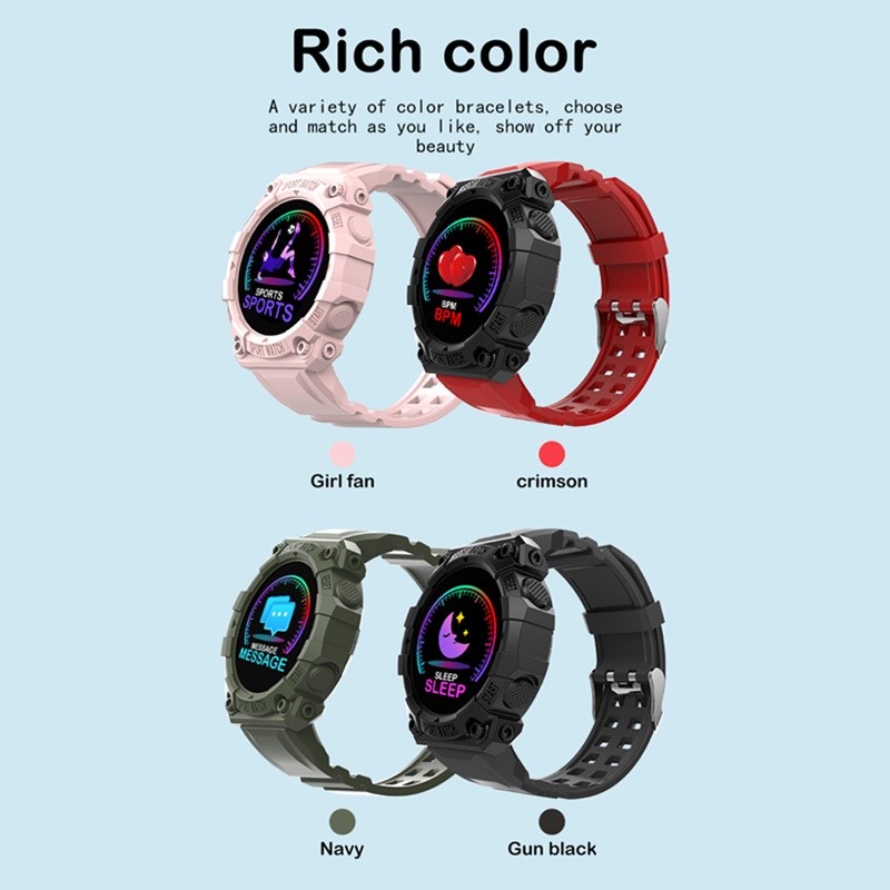 Đồng hồ thông minh Y56 Màn hình cảm ứng Bluetooth chống nước Theo dõi nhịp tim Vòng đeo tay thông minh Đồng hồ đeo tay điện tử Hỗ trợ đồng hồ đeo tay Android IOS Đồng hồ quà tặng cho nam nữ