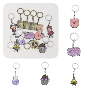 Gravity Falls Charming Pig Character Móc khóa 3.7cm Hợp kim có thể tùy chỉnh Mục sưu tập