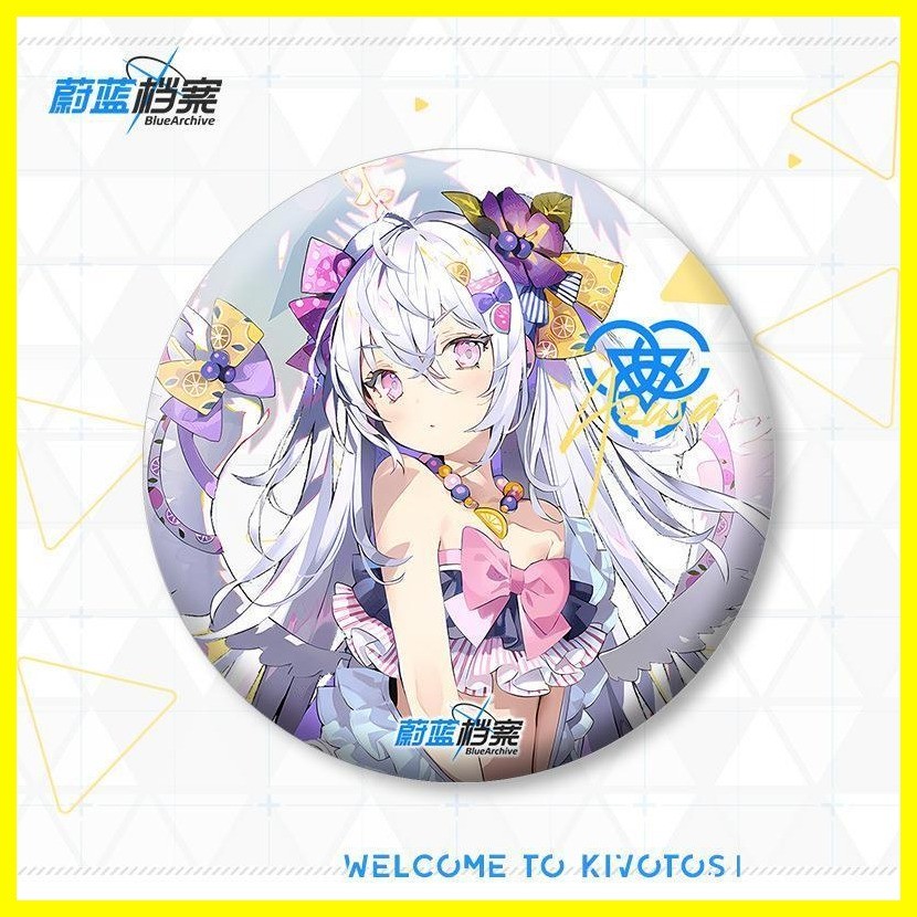 [Zoci] Huy hiệu Blue Archive Takanashi Hoshino Blue Archive Hàng hóa Huy hiệu Du lịch Chim Hoshino Bar Trâm Kashiko Shiroko Kurosaki Hina Anime Huy hiệu Sunaokami Shiroko
