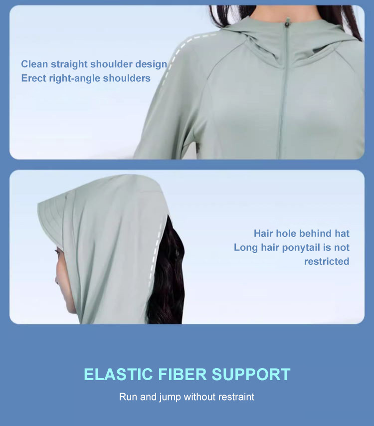 Mô tả CAMEL CROWN Thể Thao Ice Silk Chống Nắng Quần Áo Nữ Áo Cardigan Chống Tia Cực tím Quần Áo Nhanh Khô - 7
