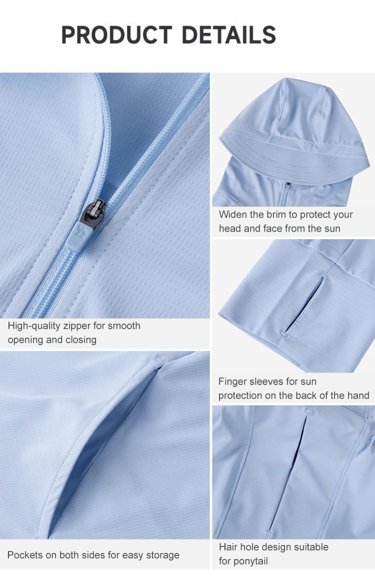 Mô tả CAMEL CROWN Thể Thao Ice Silk Chống Nắng Quần Áo Nữ Áo Cardigan Chống Tia Cực tím Quần Áo Nhanh Khô - 12