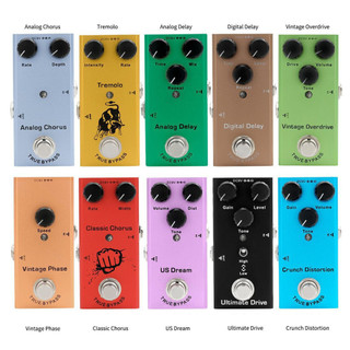 10 Kiểu Hiệu Ứng Đàn guitar Điện Vintage Overdrive Ultimate Drive Crunch Biến Dạng Giấc Mơ Mỹ Cổ Điển Hợp Âm Pha Vintage Hợp Âm Analog Độ Trễ Kỹ Thuật Số Tremolo Độ Trễ Tương Tự