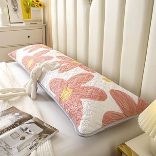 Vỏ gối dài đôi Cotton chống mồ hôi dành cho người lớn Hộ gia đình Gối dài Vỏ lõi 1m1.5m1.8m Vỏ gối mở rộng
