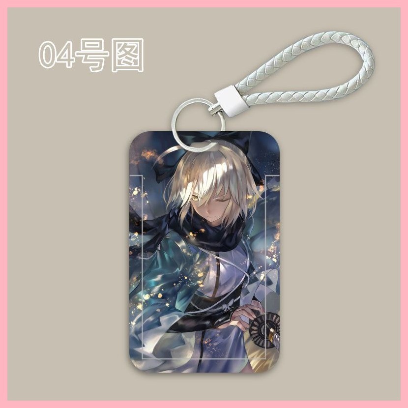 Hộp đựng thẻ Hộp đựng thẻ Vỏ bảo vệ Hộp đựng thẻ Karna Gilgamesh Emiya Shirou Tohsaka Rin Altria Pendragon Okita Soji số phận / Hộp đựng thẻ FGO Thẻ trường Thẻ bữa ăn sinh viên Thẻ kiểm soát truy cập Thẻ xe buýt Vỏ bảo vệ nhà máy Dây buộc