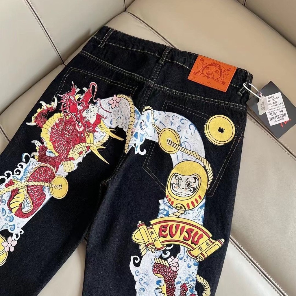 Evisu Thương Hiệu Hợp Thời Trang Mặc Bên Ngoài Cá Tính Nguyên Bản Bột ...