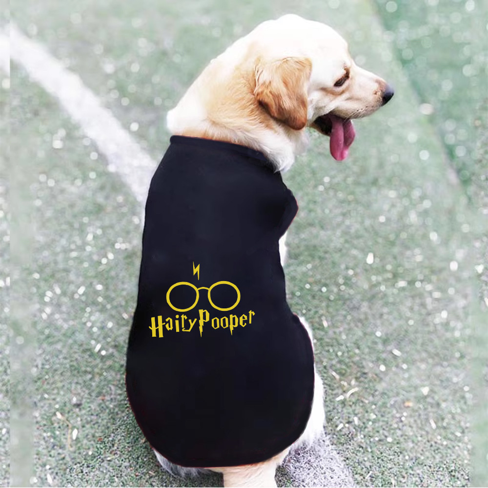 ✨ Hàng Mới Về ✨ Harry Potter Họa Tiết Mèo / Chó Thoáng Khí Kích Thước Lớn Áo Vest Lớn Vừa Cho Chó Top