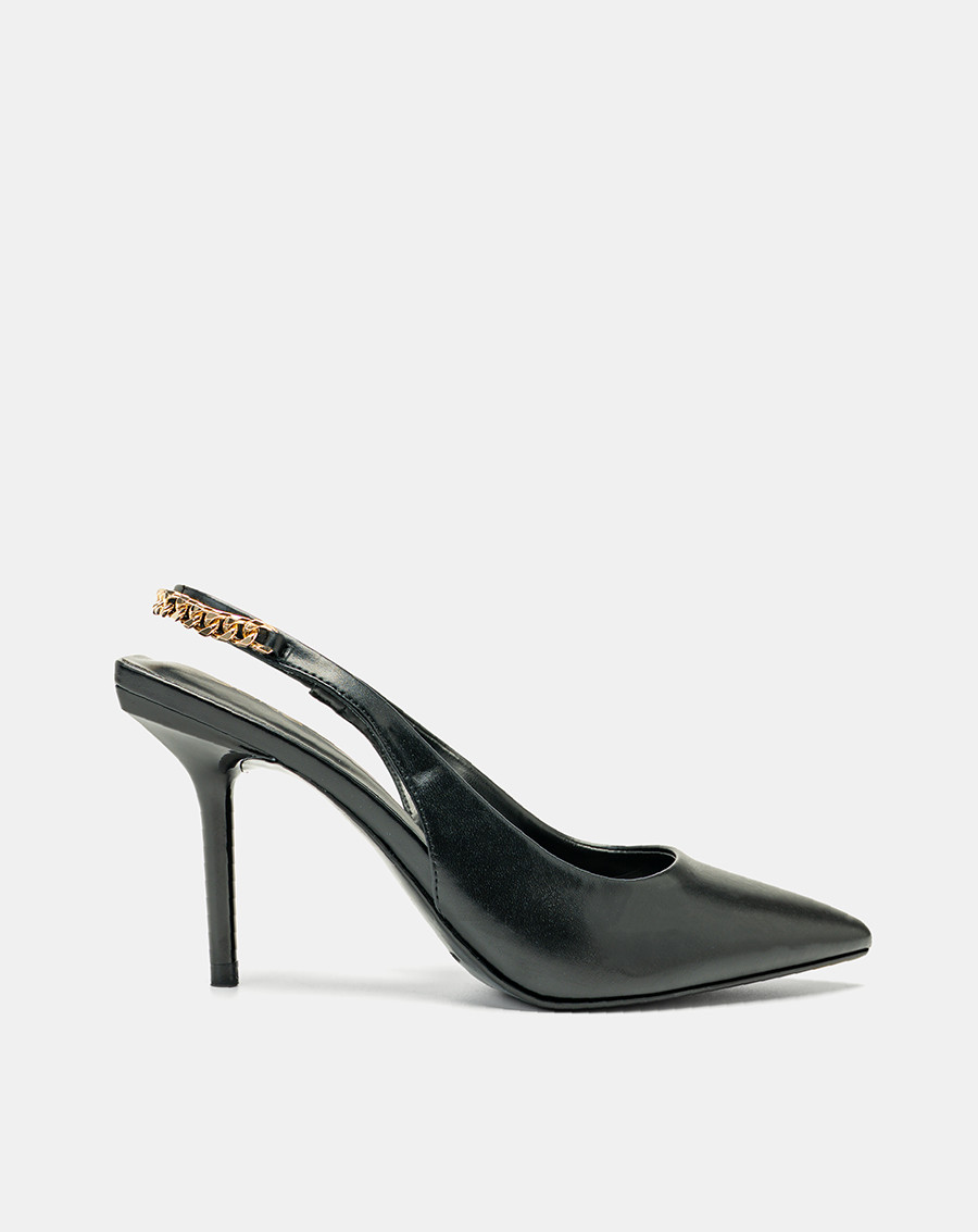 Mô tả Giày Cao Gót Nữ 9cm Thời Trang JUNO Giày Cao Gót Slingback Phối Xích CG09170 - 6