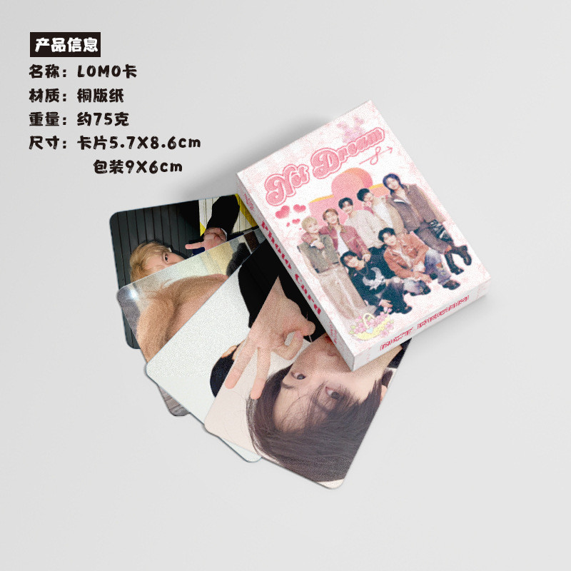 Linxx 50 Chiếc NCT Dream Lomo Cards Hàn Quốc Pop Boy Band Sưu Tập Bưu Thiếp Kpop Hàng Hóa Người Hâm Mộ Quà Tặng Thẻ Ảnh Cao Cấp