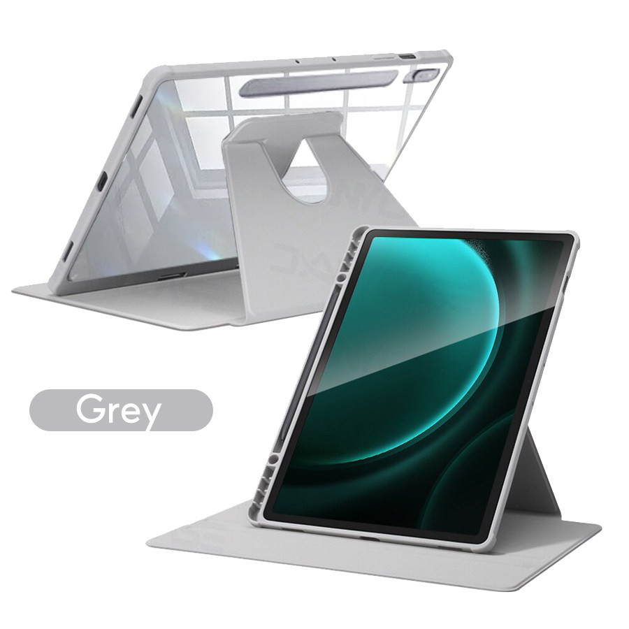 Mô tả Tbtic 720° Xoay Acrylic Cho Samsung Tab Ốp Lưng S10 A9 S9 S8 S7 Plus 11 FE 10.9 12.4 8.7 A8 10.5 X206 S6 Lite 10.4 P620 P610 P615 P613 Da Lật Có Thể Xoay Được Có Thể Điều Chỉnh - 10
