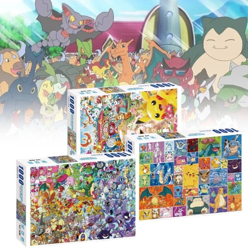 Thử thách Pokemon Ravensburger Ghép hình 1000 miếng Đồ chơi giáo dục sớm