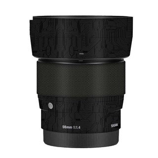 Thích Hợp Cho Sigma 56mm F1.4 Miếng Dán Ống Kính Sony E Mount Canon EFM Mount Lens Bao Gồm Tất Cả Bảo Vệ Phong Cách 3M