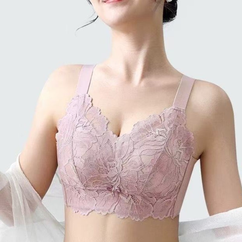 Mùa Hè Mỏng Quần Lót Nữ Lớn Ngực Nhỏ Full Cup Áo Ngực Kích Thước Lớn Chống Chảy xệ Phụ Trợ Ngực Áo Ngực Có Thể Điều Chỉnh