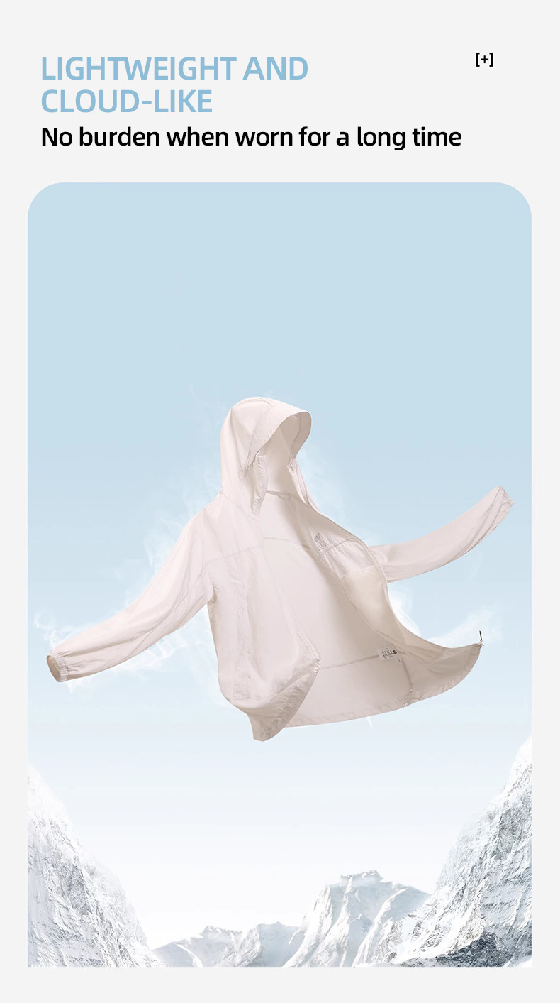 Mô tả Áo khoác chống nắng CAMEL CROWN Unisex Chống thấm nước Chống nắng cao thoáng khí Cool Top - 7