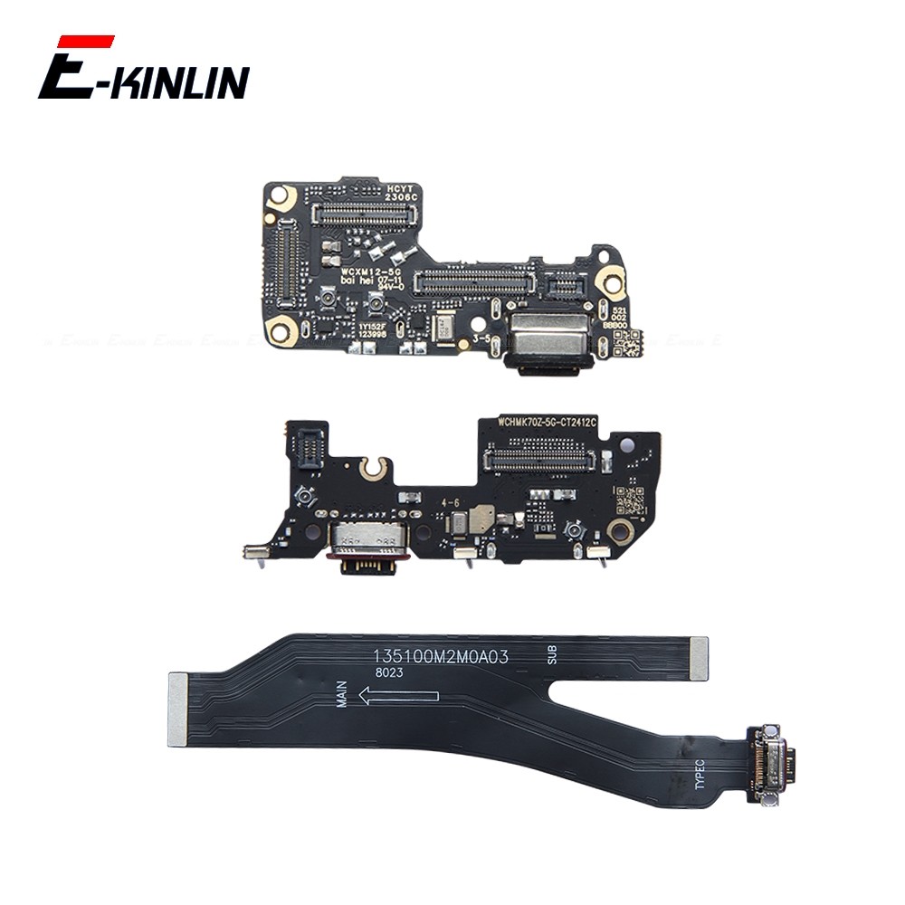 Đế sạc nguồn Cổng sạc USB Bảng cắm Mic Cáp mềm cho Xiaomi Mi 12 12S 12T 12X 13 13T 14 14T Pro Lite Ultra Thay thế các bộ phận