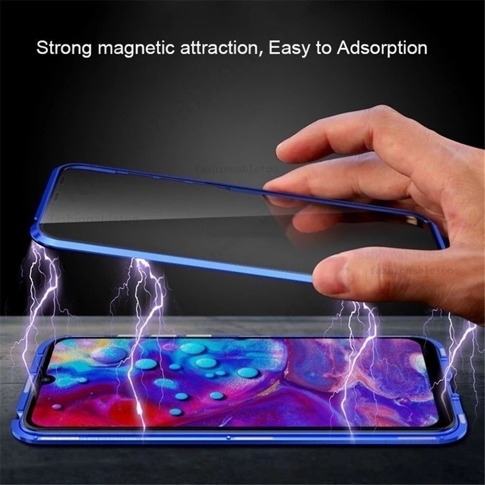 Ốp lưng cho Xiaomi Poco X7 X7Pro ⭐Vỏ điện thoại khung kim loại kính cường lực hai mặt riêng tư⭐ Vỏ chống sốc Mi PocoX7 PocoX7Pro XiaomiPocoX7 XiaomiPocoX7Pro
