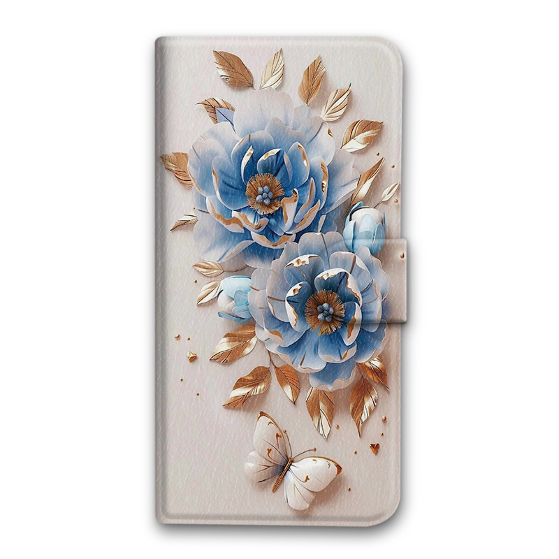 Phong Cách Mới Điện Thoại Di Động Da Thích Hợp Cho Apple iPhone 7 8 Plus XR XS 11 Pro Max SE3 Flip Holder Điện Thoại Di Động Hoa