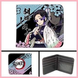 Ví đựng tiền xu Demon Slayer Tomioka Nezuko Zenitsu shinobu Demon Slayer Ví ngắn Anime Nhật Bản Hàng hóa Nezuko Zenitsu Tanjirou PU Ví đựng tiền xu hai lần