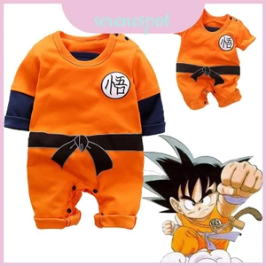 Trang phục áo liền quần thời trang cho bé trai Dragon Ball Z màu cam cho lễ kỷ niệm Halloween