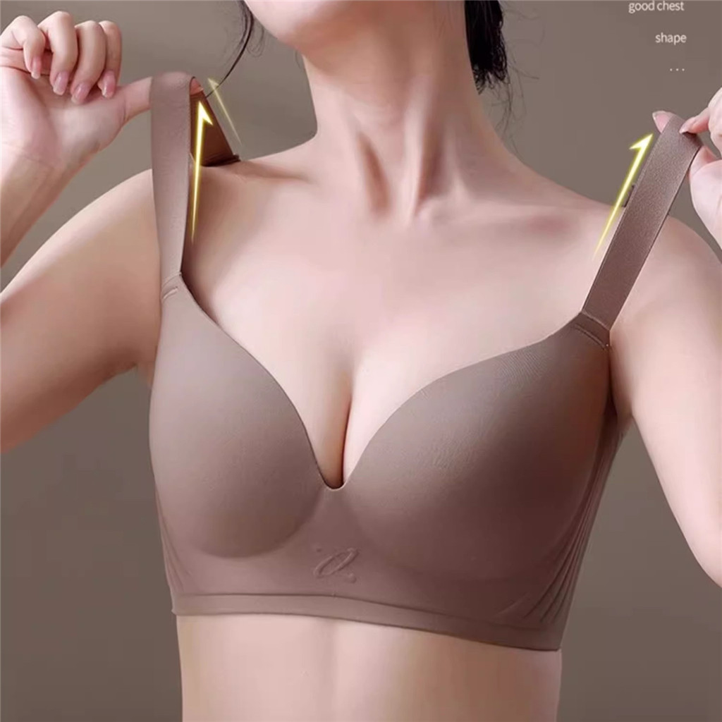 Áo lót cúp ngực mỏng liền mạch không dây dành cho nữ