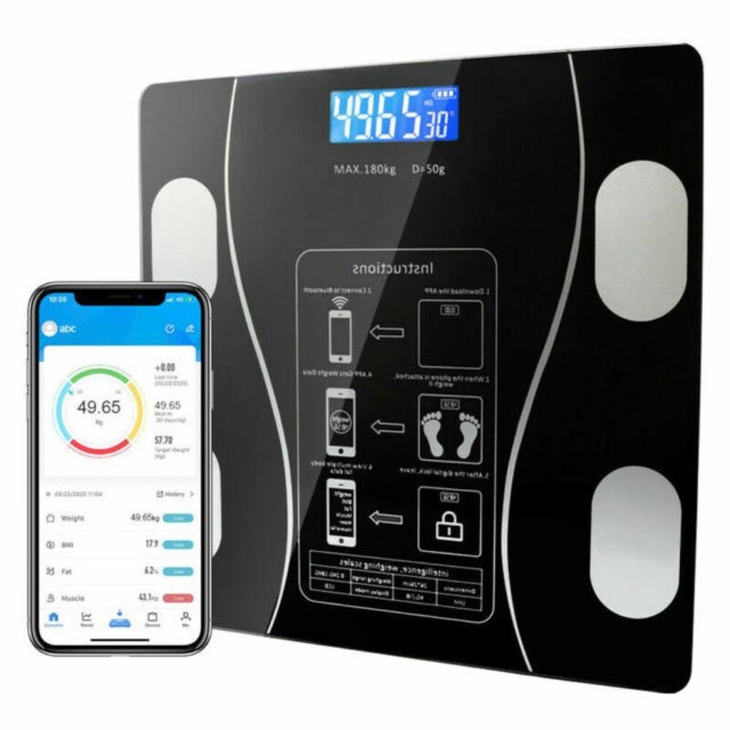 Mô tả Cân điện tử, cân điện tử sức khỏe kết nối bluetooth phân tích chỉ số cơ thể, đo lường thông minh - 2