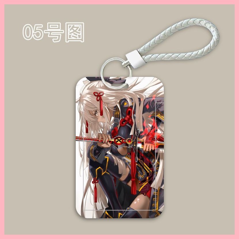 Hộp đựng thẻ Hộp đựng thẻ Vỏ bảo vệ Hộp đựng thẻ Karna Gilgamesh Emiya Shirou Tohsaka Rin Altria Pendragon Okita Soji số phận / Hộp đựng thẻ FGO Thẻ trường Thẻ bữa ăn sinh viên Thẻ kiểm soát truy cập Thẻ xe buýt Vỏ bảo vệ nhà máy Dây buộc