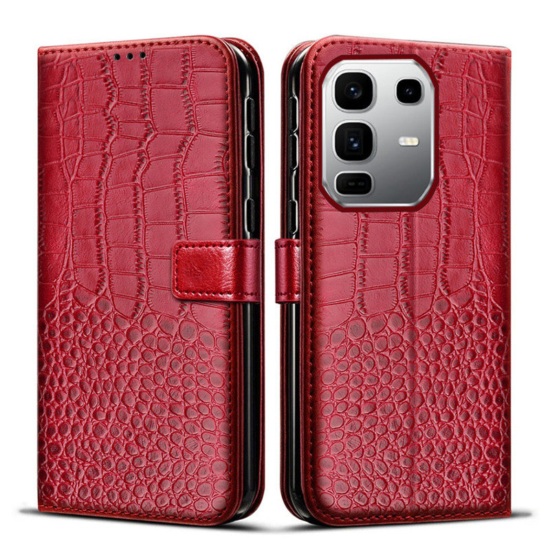 Dành Cho Infinix Note 50 Pro 4G X6855 Ốp Lưng Ví Đựng Thẻ Đứng Từ Tính Lật Da Bao Da Dành Cho Infinix Note 50 4G X6858 Note 50 Pro + 4G Vỏ Điện Thoại