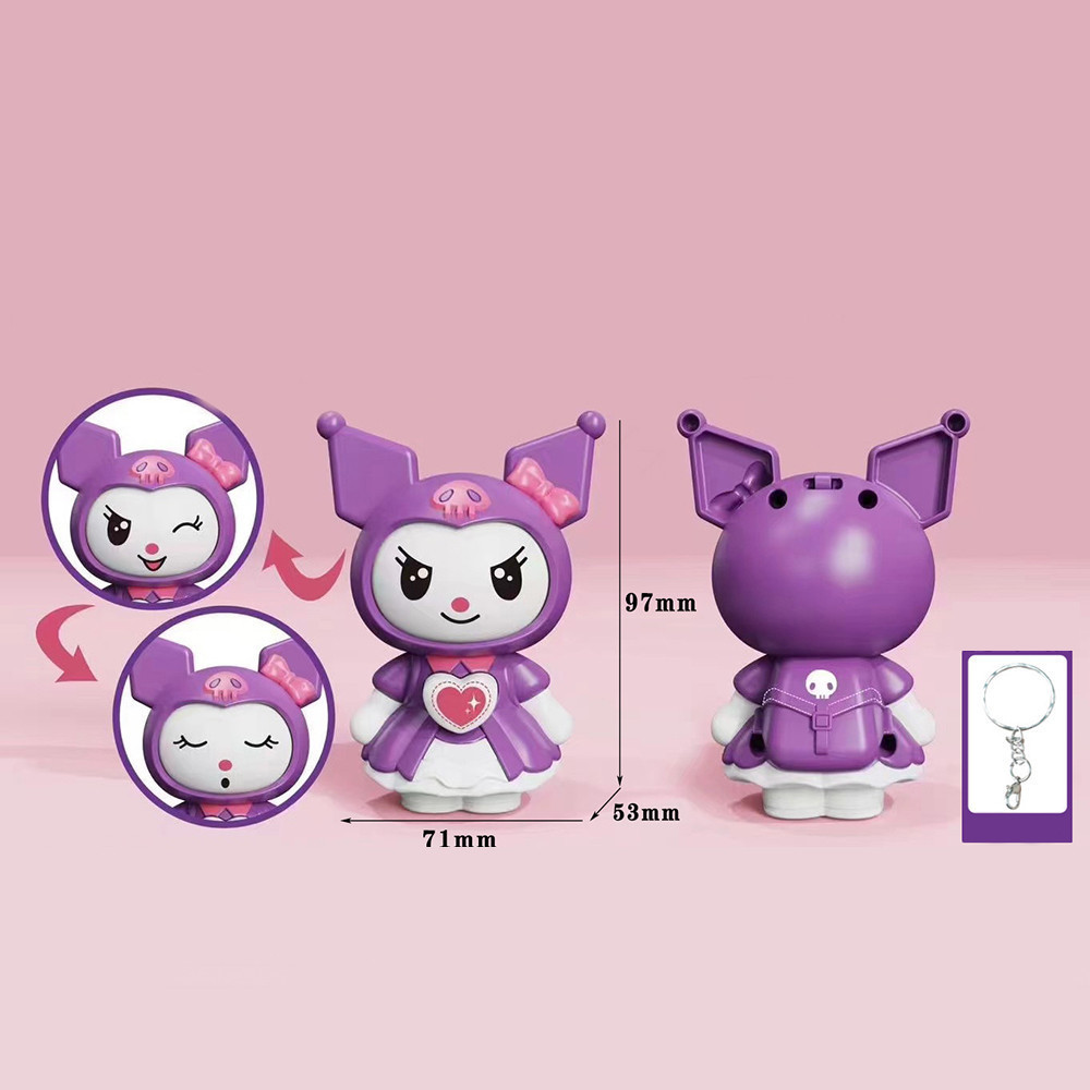 3 Dễ Thương Thay Đổi Mặt Kuromi Búp Bê Móc Khóa Hoạt Hình Giải Nén Đồ Chơi Sáng Tạo Và Thú Vị Crayon Shin-chan Đồ Chơi Đổi Mặt Quà Tặng Sinh Nhật
