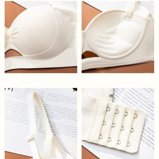 Push Up Áo Ngực Cho Nữ Rỗng Ra Không Dây Quần Lót Xốp Mềm Ngực Nhỏ Thanh Niên Cô Gái Quần Lót