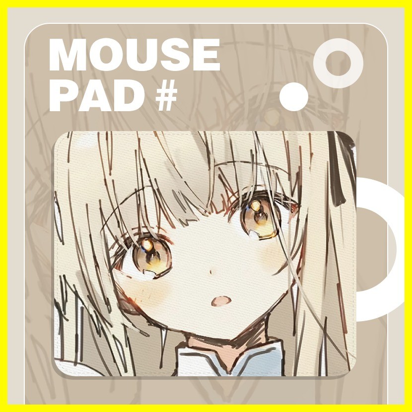 [ZOCI] Miếng Lót Chuột Shiina Mahiru Shiina Mahiru Angel Next Door Classmate Shiina Mahiru Miếng Lót Chuột Phong Cách Mới Seaming Dày Bàn Máy Tính Có Thể Giặt Mềm Mại