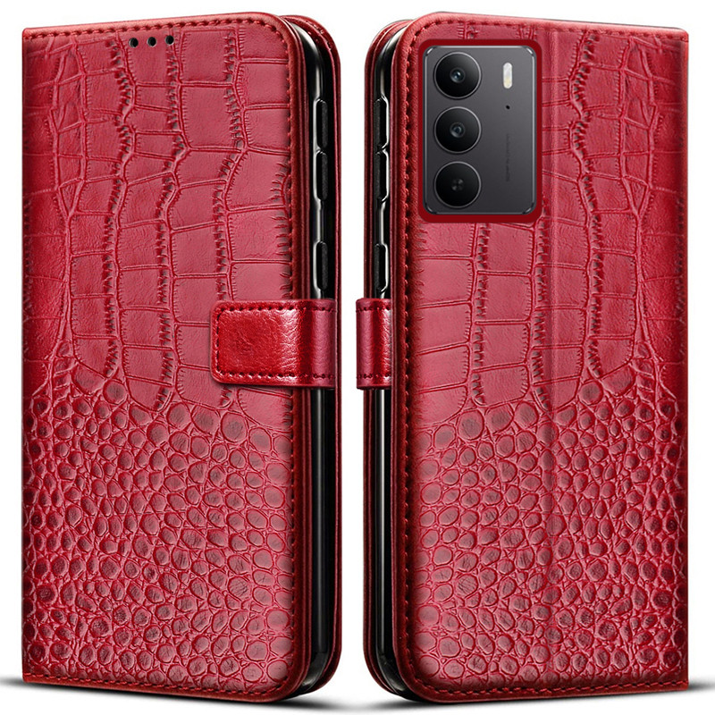 Dành Cho OPPO Realme C75x 4G Ốp Lưng Ví Đựng Thẻ Đứng Từ Tính Lật Da Bao Da Dành Cho Realme C75x 4G Ốp Lưng Điện Thoại