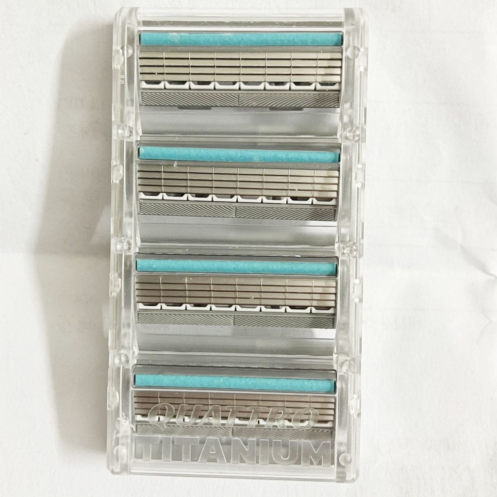 Máy cạo râu bằng tay Schick / Comfort 4-Chi Titanium Razor QUATTRO Đức Lưỡi dao 4 lớp Máy cạo râu nam