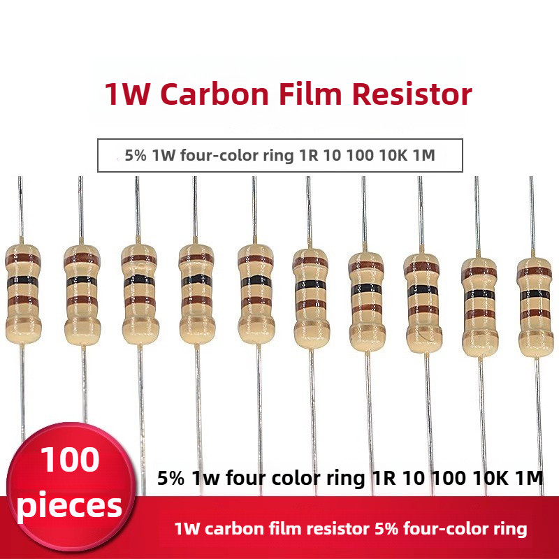 Resistenze 1k Ohm 1/4 Watt Resistenze Al Carbonio Da 0,25W 1/4W - Foto 7