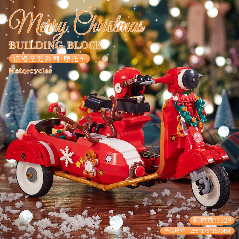 Ngày Lễ Giáng Sinh Quà Tặng Trang Trí Giáng Sinh Cabin Khối Xây Dựng Tương Thích Lego Lắp Ráp Đồ Trang Trí Mô Hình Đồ Chơi Cho Cặp Đôi Bạn Bè Quà Tặng Giáng Sinh