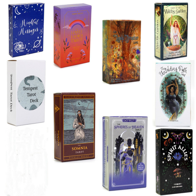 Được thiết kế đẹp thẻ Oracle Tarot với giấy đồng để tăng độ bền