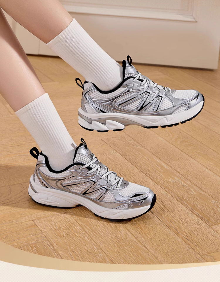 Mô tả CAMEL CROWN Giày chạy bộ giảm xóc nam và nữ Lưới thoáng khí Giày thông thường tăng chiều cao - 1
