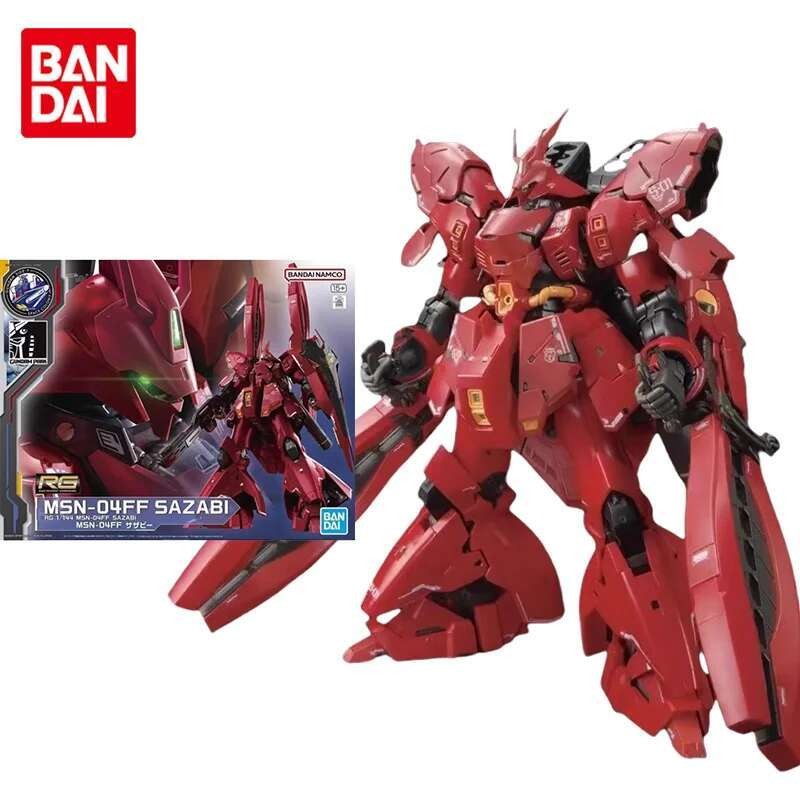 Bandai Original am Model Kit Anime Figure RG 1/144 MSN-04FF SAZABI ...