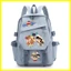 Schoolbag Crayon Shin-chan Nohara shinnosuke Crayon Shin-chan Campus Túi đi học đơn giản Học sinh trung học cơ sở Ba lô thời trang Ba lô Anime giá trị cao