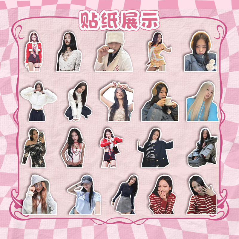 Linxx 40 Tờ Blackpink Kpop Girls Nhóm Miếng Dán Gói Quạt Bộ Sưu Tập Miếng Dán Trang Trí Cho Thêu Sò Tạp Chí Album Trang Trí Đồ Thủ Công DIY