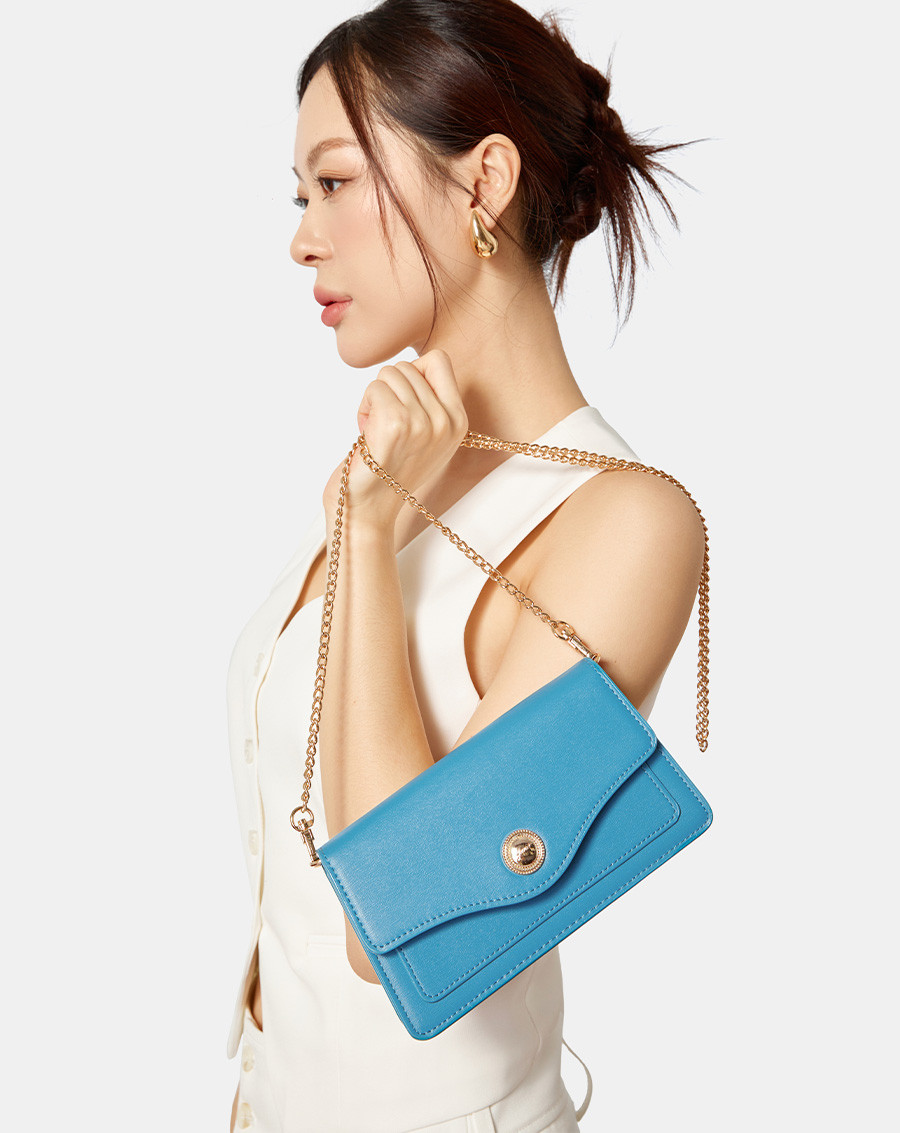 Mô tả Túi Xách Nữ Thời Trang JUNO Cỡ Nhỏ Trang Trí Khoá Có Dây Đeo Dạng Chuỗi TXN813 - 3