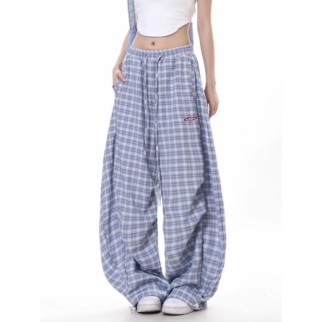 Quần thể thao mỏng phong cách retro Mỹ, phù hợp mùa hè với thiết kế drap